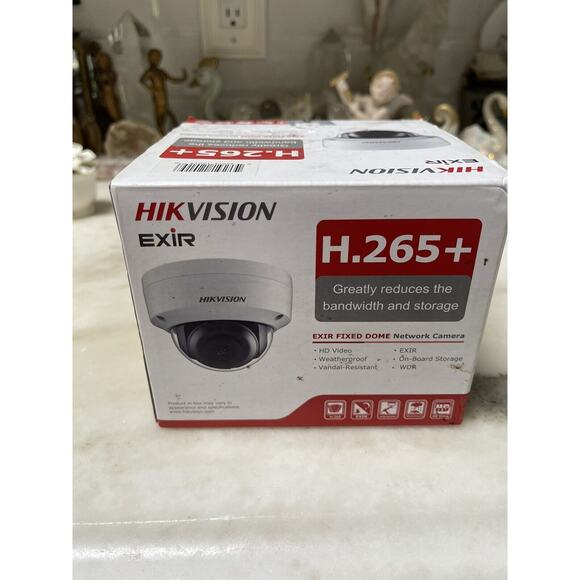 H.265+ HIKVISION FIXED DOME Security CAMERA HD VIDEO EXIR WDR NEW IN BOX - Picture 6 of 6